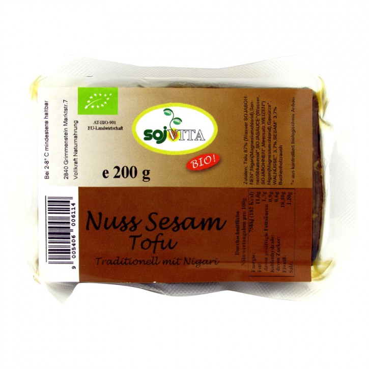 Bio Tofu Nuss-Sesam  200g Sojvita