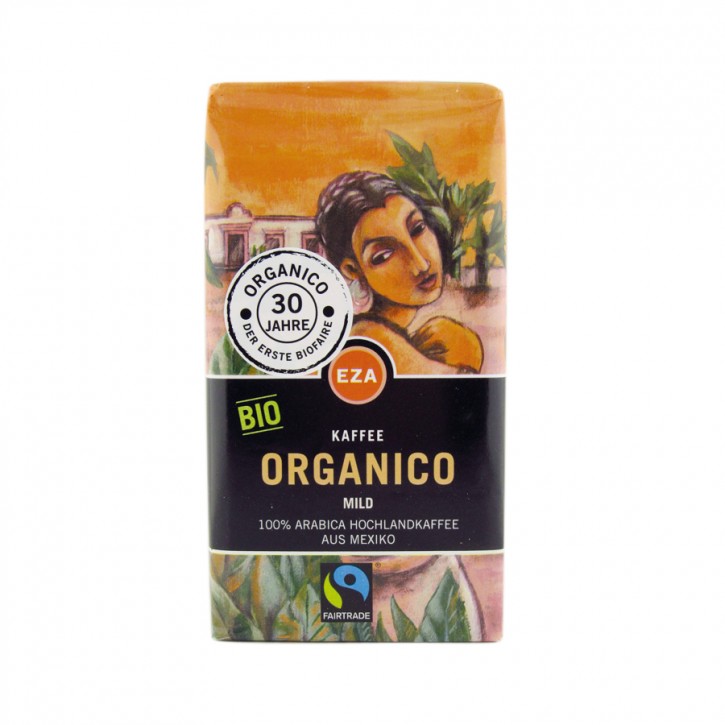 Organico Bio Kaffee mild vakuumverpackt 250g EZA