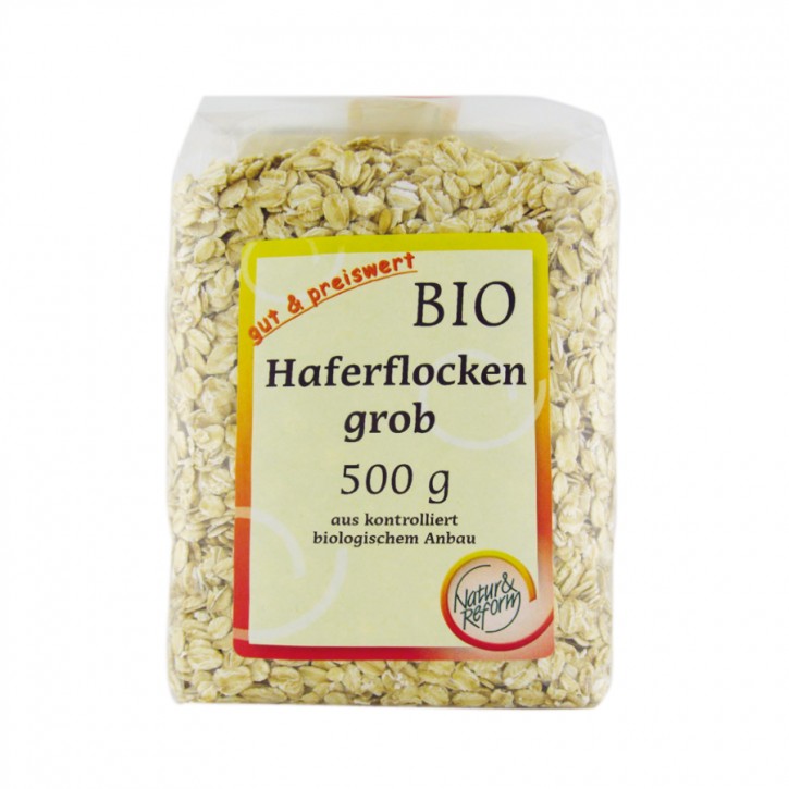 Bio Haferflocken grob 500g Natur & Reform