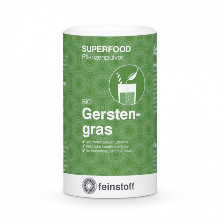 Gerstengras-Pulver Bio Feinstoff 125g